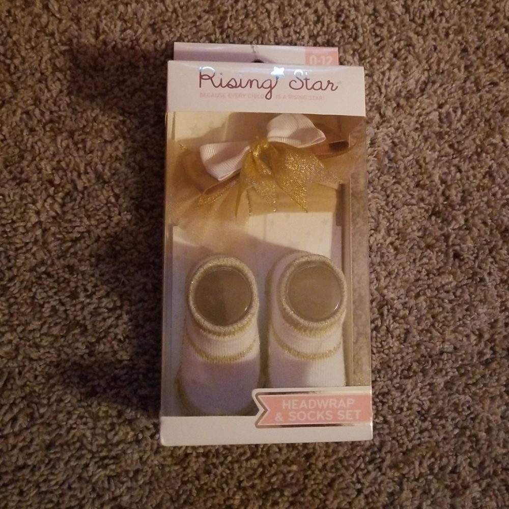 Rising star headband and socks set